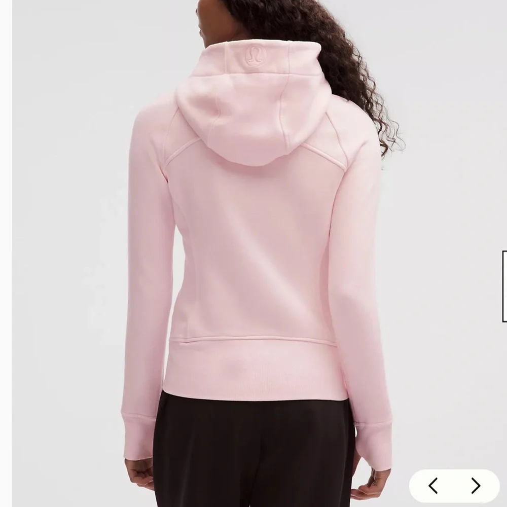 Lululemon Scuba Full Zip Hoodie peach size 2 - Picture 7 of 8